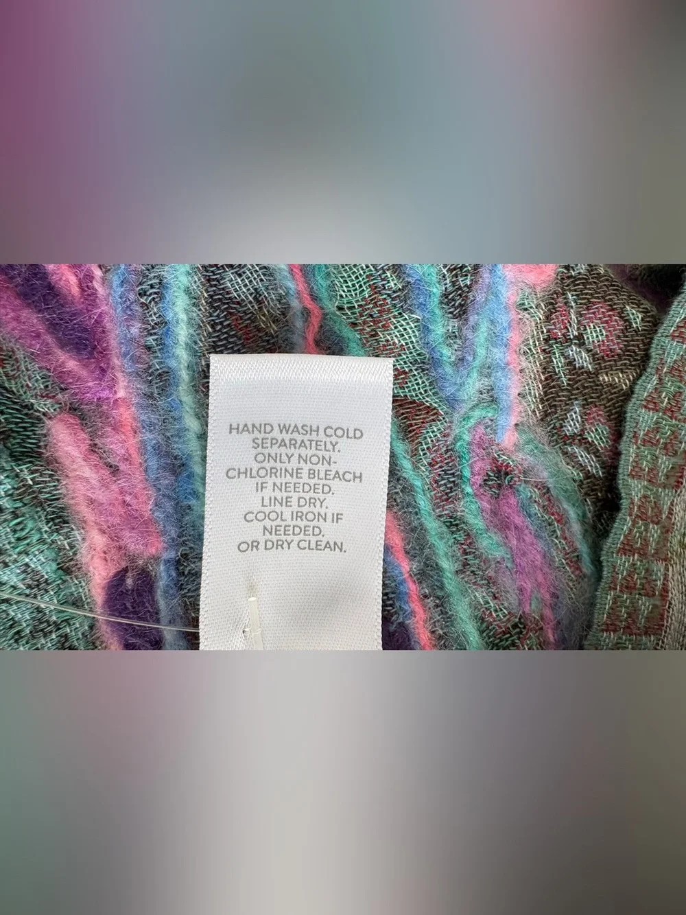 Multicolored Embroidered Paisley Shawl Scarf in Teals Pinks Purples and more!